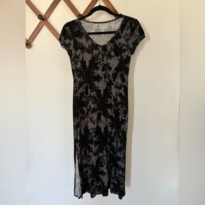 Alfani Intimates Black and Gray Dress XSmall